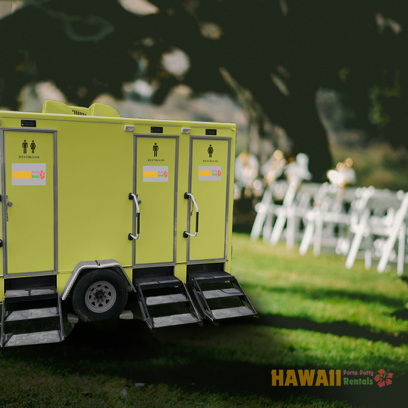 Hawaii portable potty rental